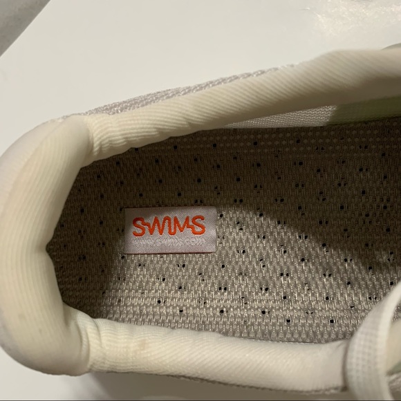 SWIMS Mens Luca Stone Toe Lace Up Low Top Sneakers Shoe Size 9 runs Big = To 10 - Picture 9 of 12